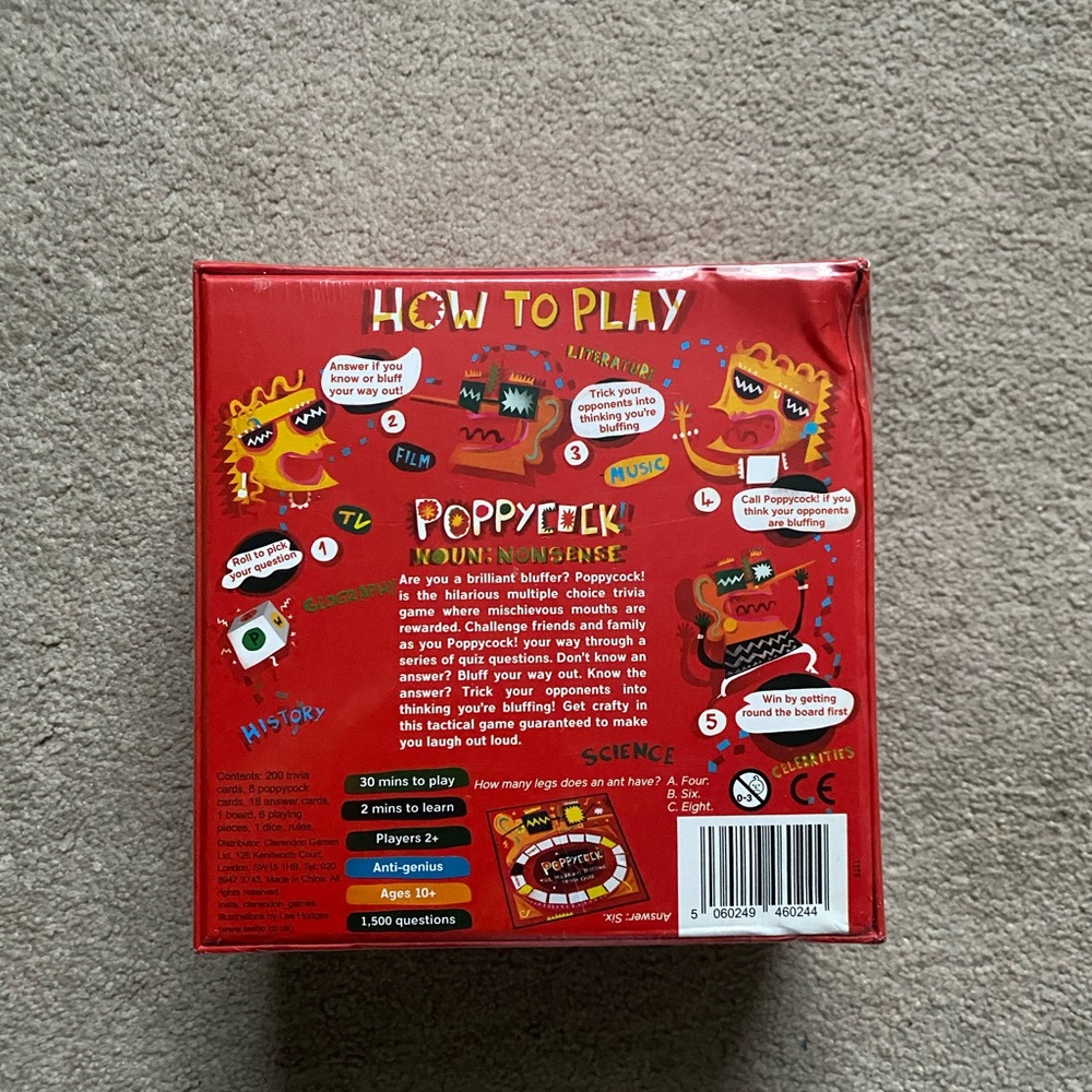 Poppycock game